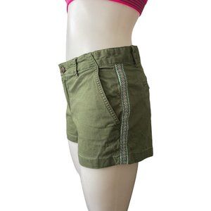 Gap Ladies Chino Short Olive Green Size 02